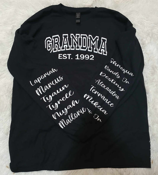 Long Sleeve Grandma Shirt